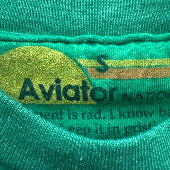 Aviator Nation Green North Shore Oahu Tee - Picture 3 of 3
